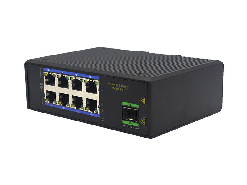 MSG1108P 100Base-T RJ45 1000M 포 산업용 이더넷 스위치 IP40
